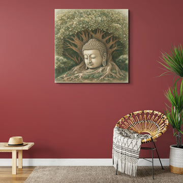 Enlighten Your Space with the Lord Buddha Arising from a Tree