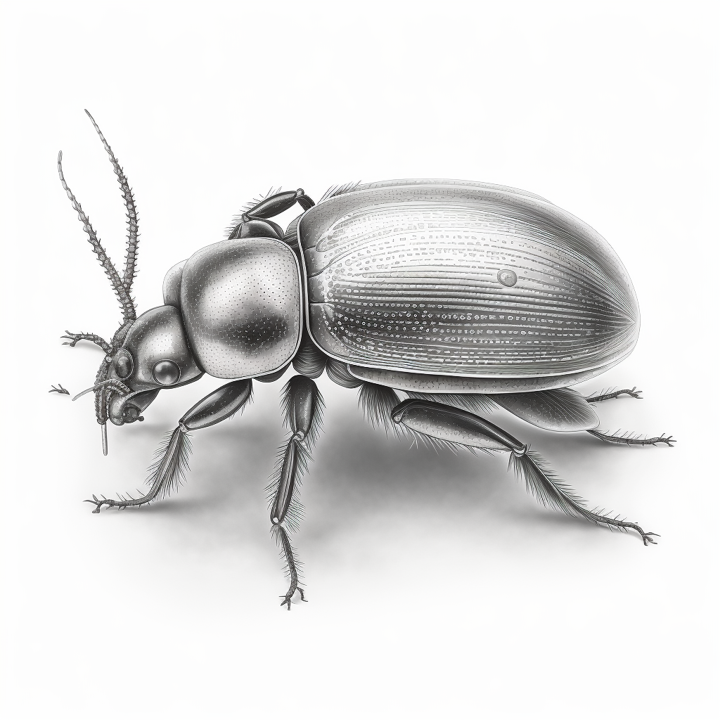 Zoological Artwork Print of Beetle for Game, Kids' & Office Wall Decor