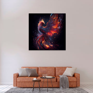 Rising from the Ashes: The Perfect Wall Art Print for Your Living Room and Gift-Giving Needs