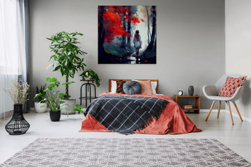 Tranquility in the Woods: A Girl's Solo Stroll