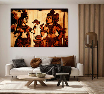 Capturing the Rich Heritage of Rajasthan: A Traditional Phad Painting Art Print