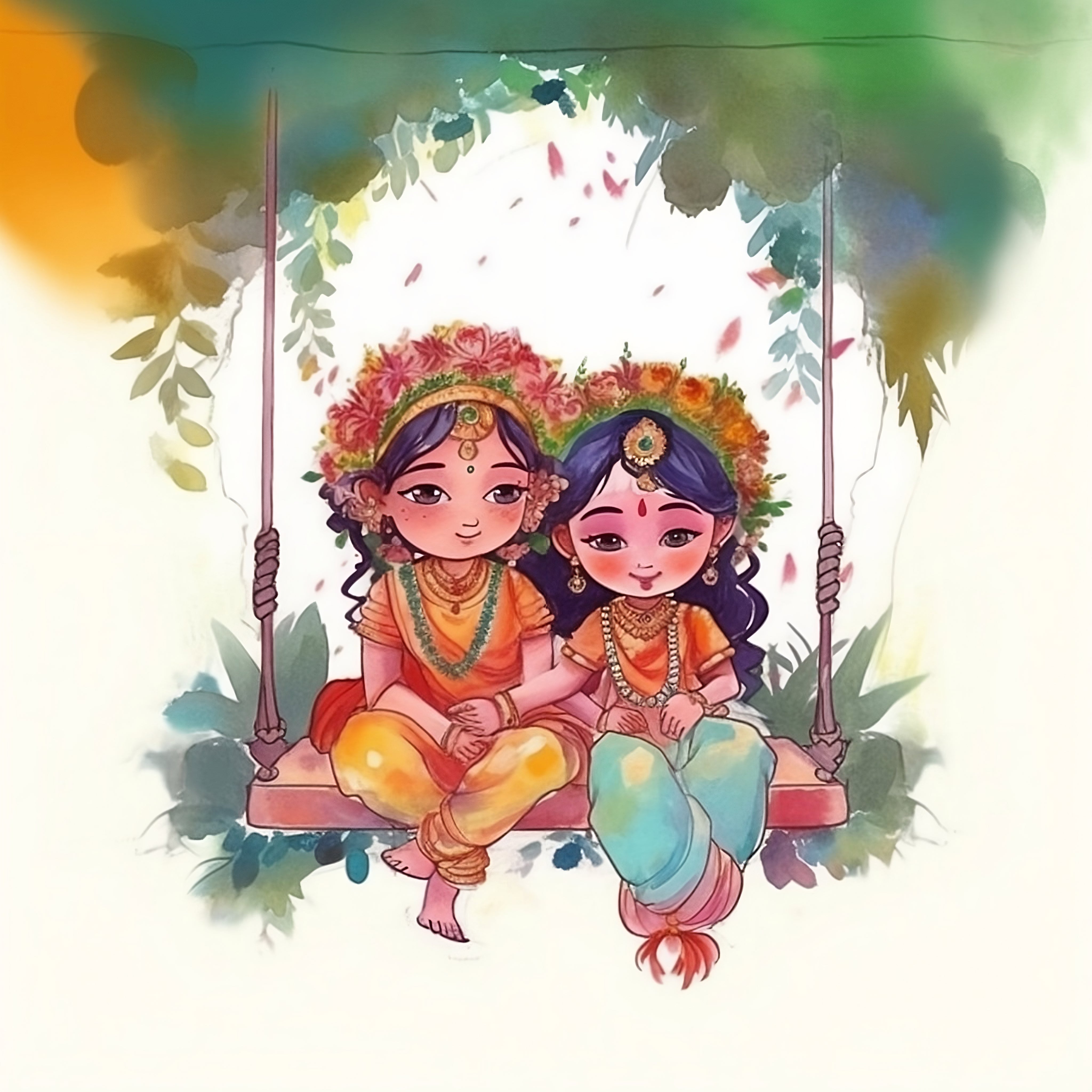 1280x1024px  free download  HD wallpaper Anime Radha And Krishna Lord  Krishna and Radha illustration  Wallpaper Flare