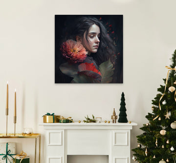 Floral Beauty: A Stunning Art Print for Your Living Room, Bedroom, or as a Thoughtful Gift