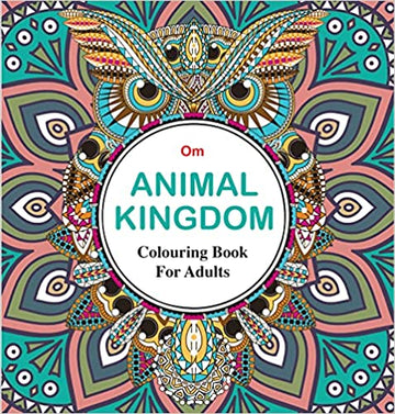 Mandala Colouring Book for Adults- Animal Kingdom