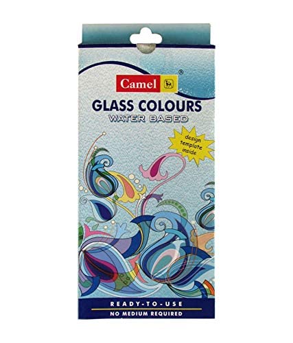 Camel Glass Colour Water Based Ready to Use Paint (Red)
