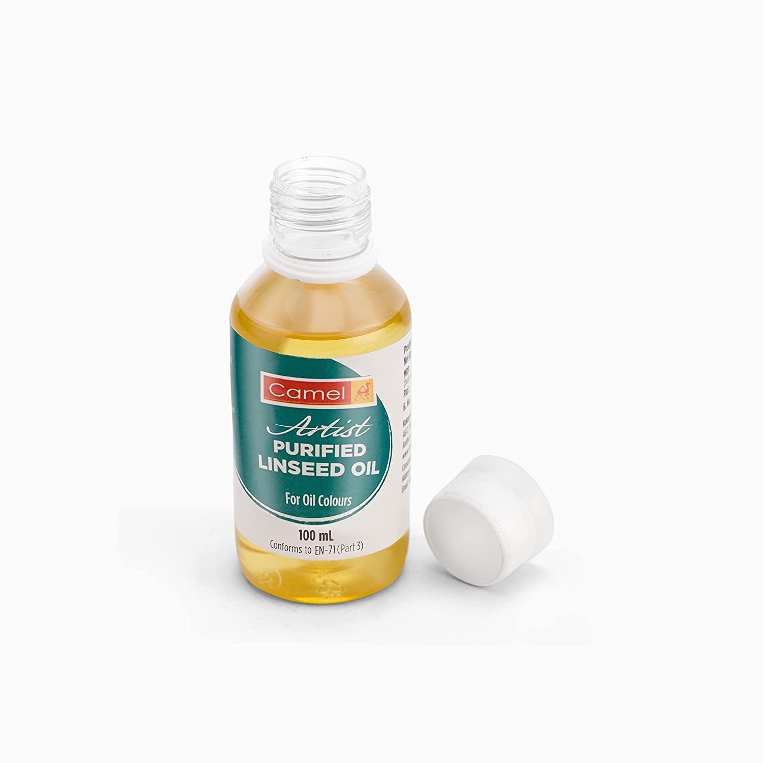 Camel Artist Purified Linseed Oil for Oil Color, 100ml