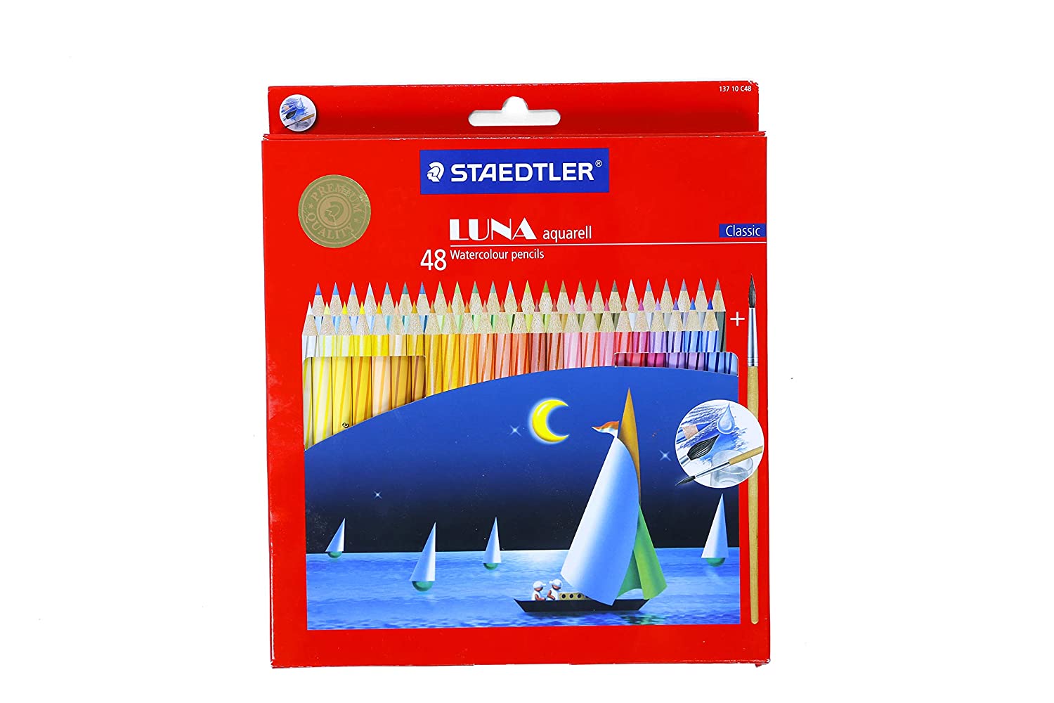 Staedtler 137 C 48 Luna Water Colour Pencil (Pack of 48)